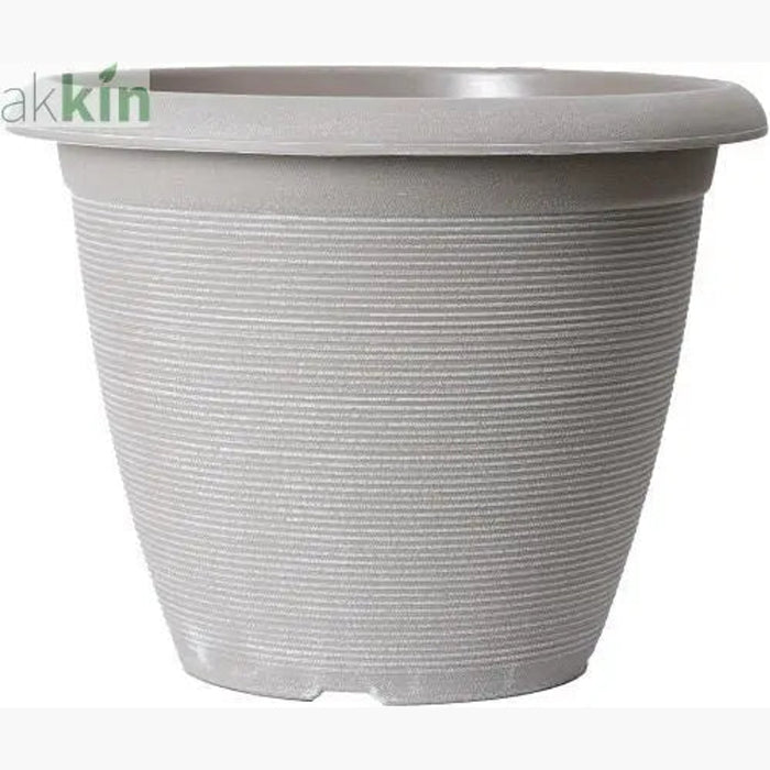 Helix Planter 13" - Powdered Beige Grey AK Kin Garden Supplies