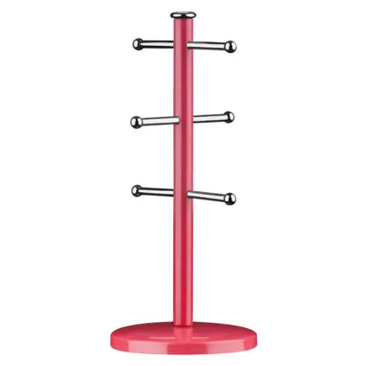 Hirano Hot Pink Metal Mug Tree AK Kin Garden Supplies