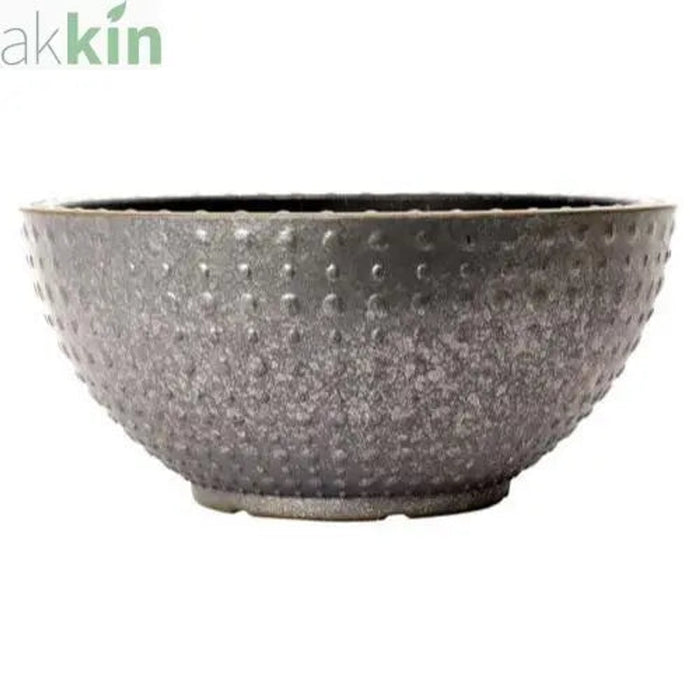 Hobnail Bowl 30cm  Faux Concrete AK Kin Garden Supplies