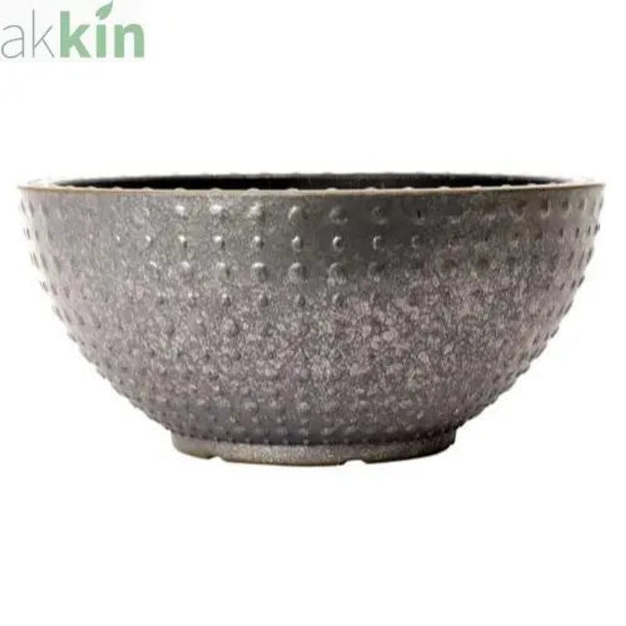 Hobnail Bowl 30cm  Faux Concrete AK Kin Garden Supplies