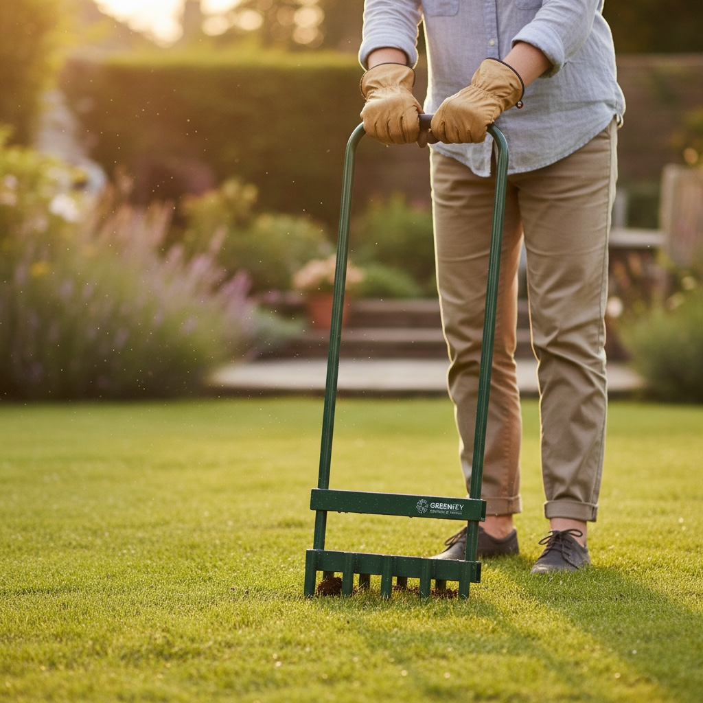 Hollow Tine Lawn Aerator AK Kin Garden Supplies