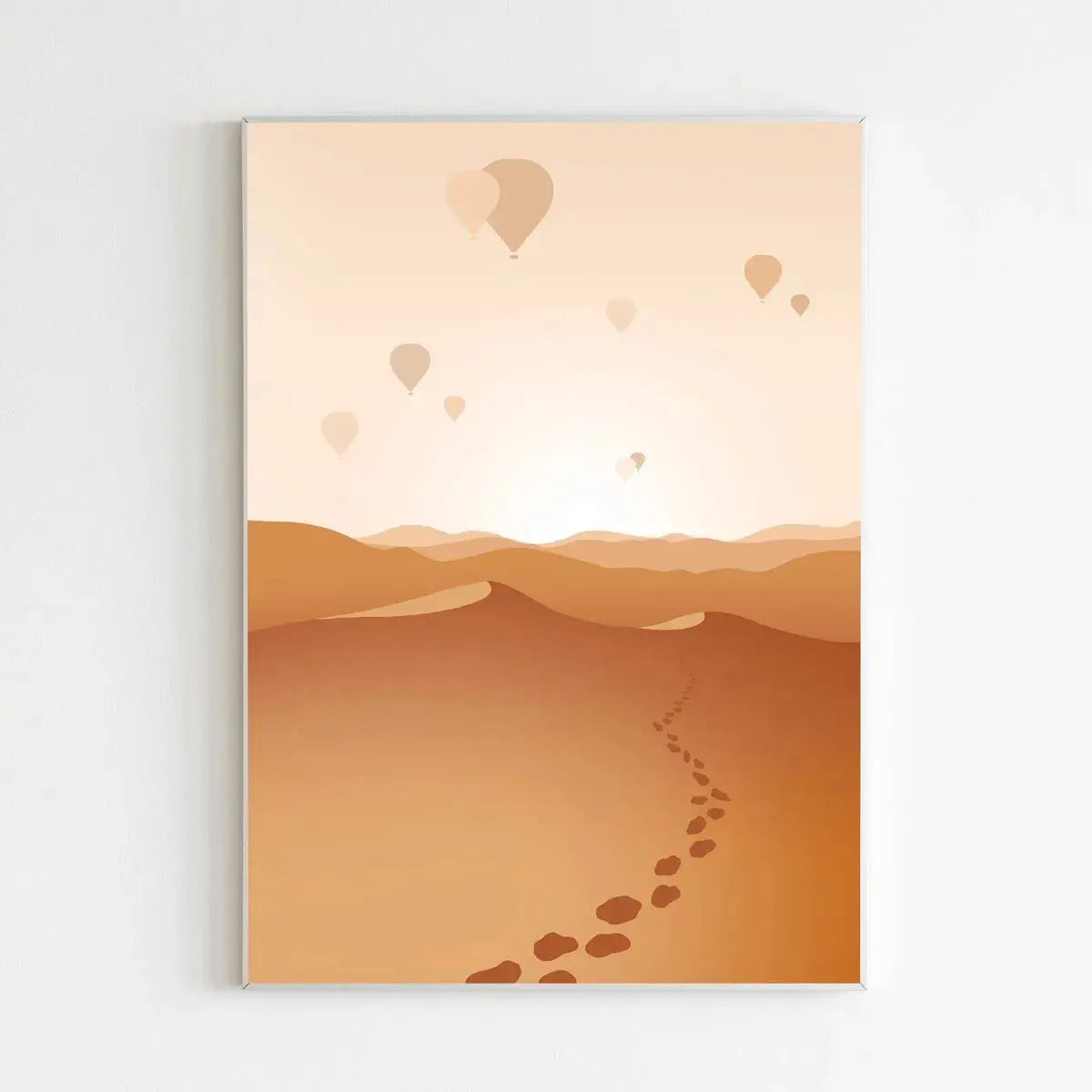 Hot Air Balloon Cappadocia Print Wall Art Print A5 (148 x 210mm) AK Kin Garden Supplies