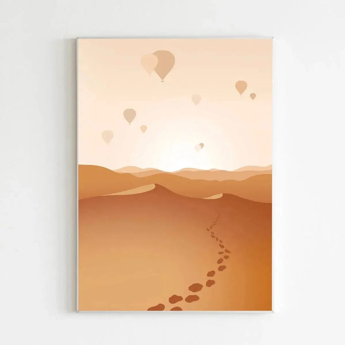 Hot Air Balloon Cappadocia Print Wall Art Print A5 (148 x 210mm) AK Kin Garden Supplies