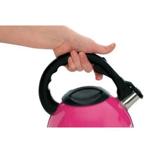 Hot Pink 2500ml Whistling Kettle AK Kin Garden Supplies
