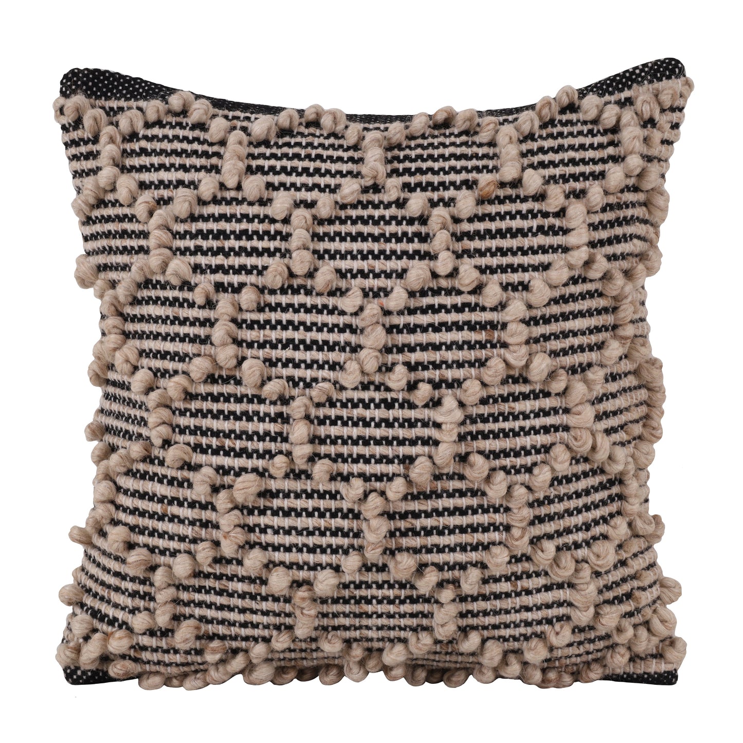 Indoor or Outdoor Cushion - Navy Honeycomb 45cm x 45cm House, Home & Garden