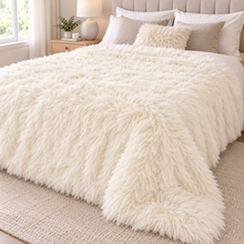 Snug-Rug Yeti Deep Pile Faux Fur Throw – King Size 200 x 220cm, 2.5kg