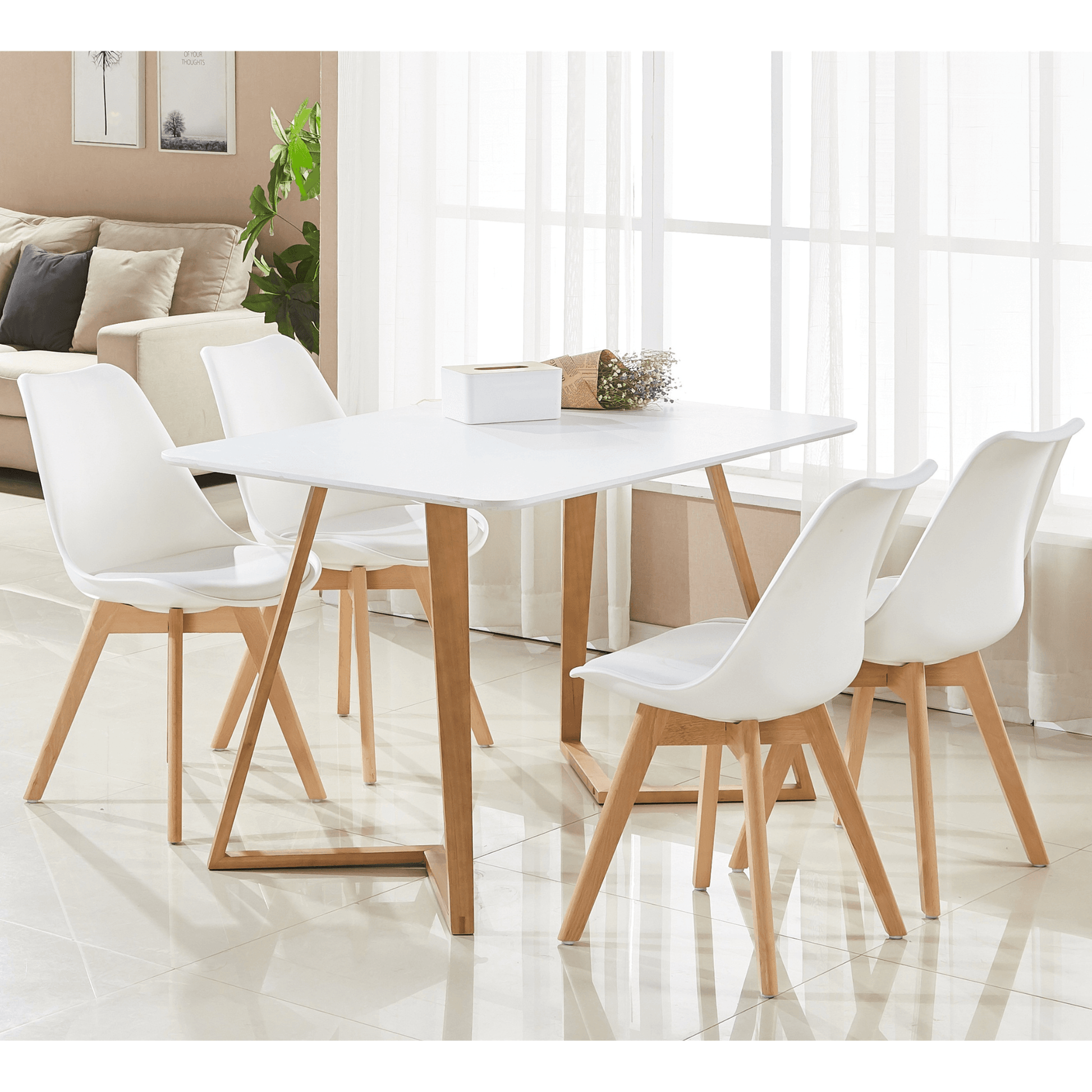 Jamie Lorenzo Dining Chairs Set of 4 & 6 PN Home