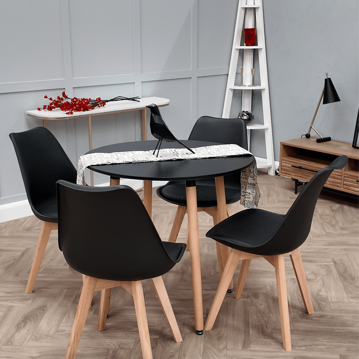 Jamie Lorenzo Dining Chairs Set of 4 & 6 PN Home