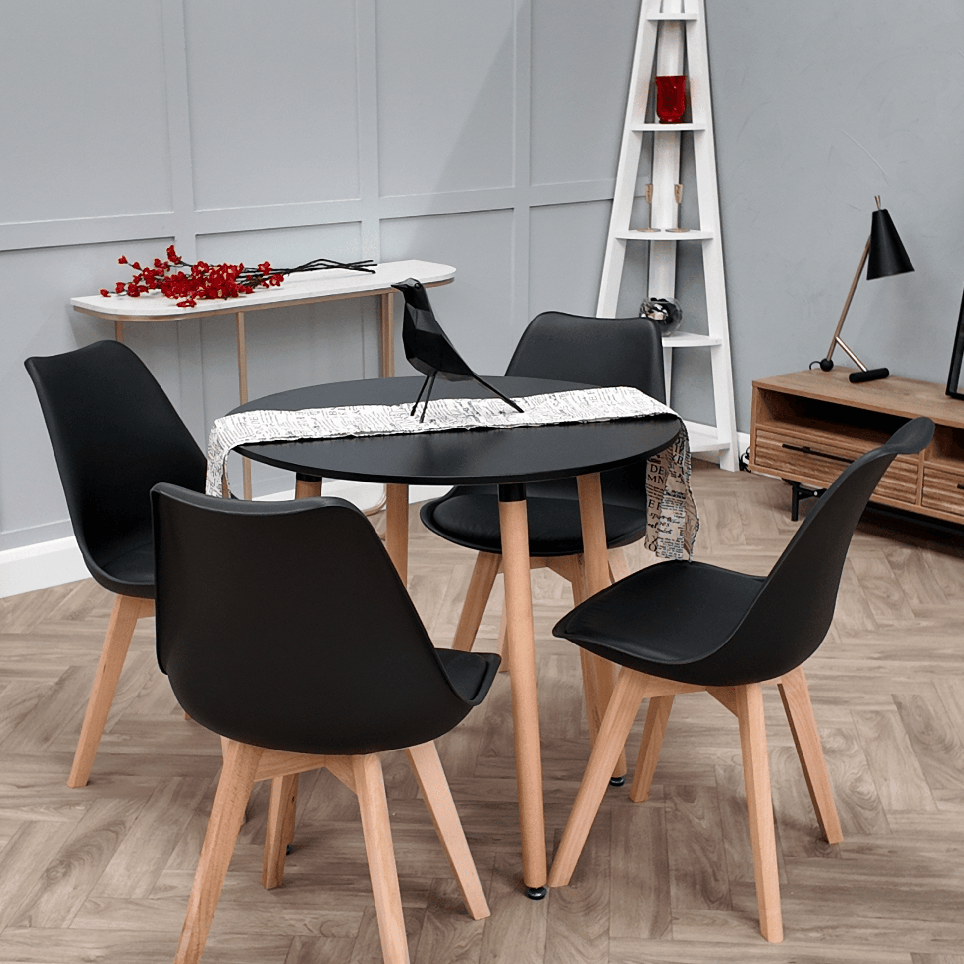 Jamie Lorenzo Dining Chairs Set of 4 & 6 PN Home