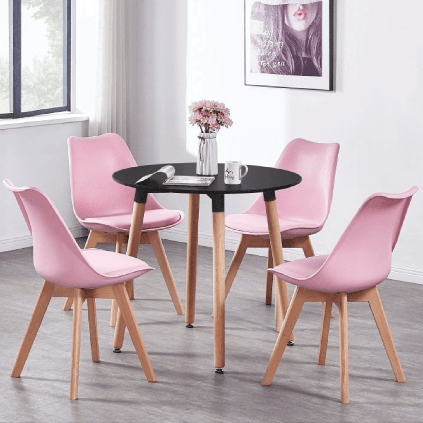 Jamie Lorenzo Dining Chairs Set of 4 & 6 PN Home