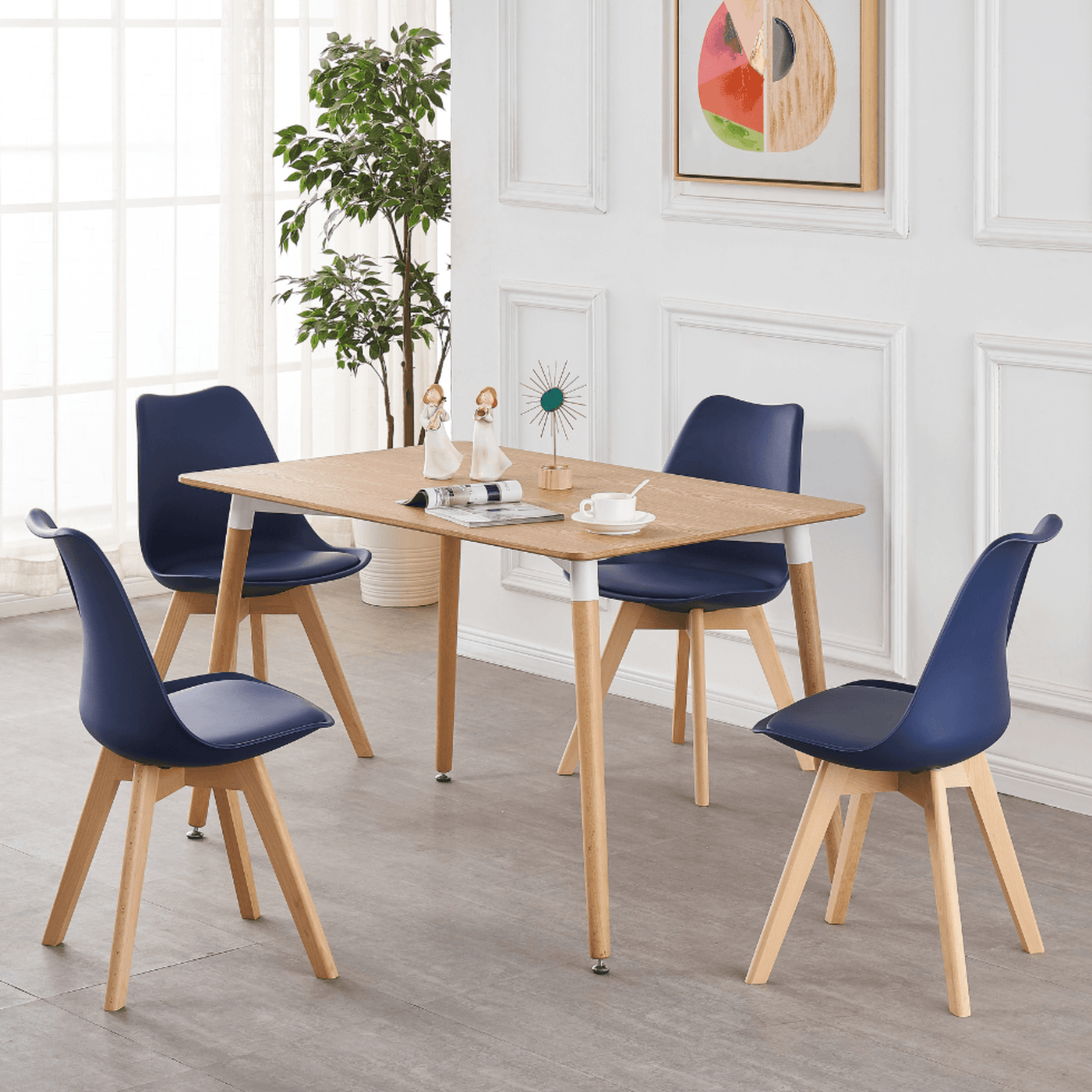 Jamie Lorenzo Dining Chairs Set of 4 & 6 PN Home