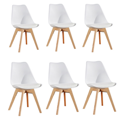 Jamie Lorenzo Dining Chairs Set of 4 & 6 PN Home
