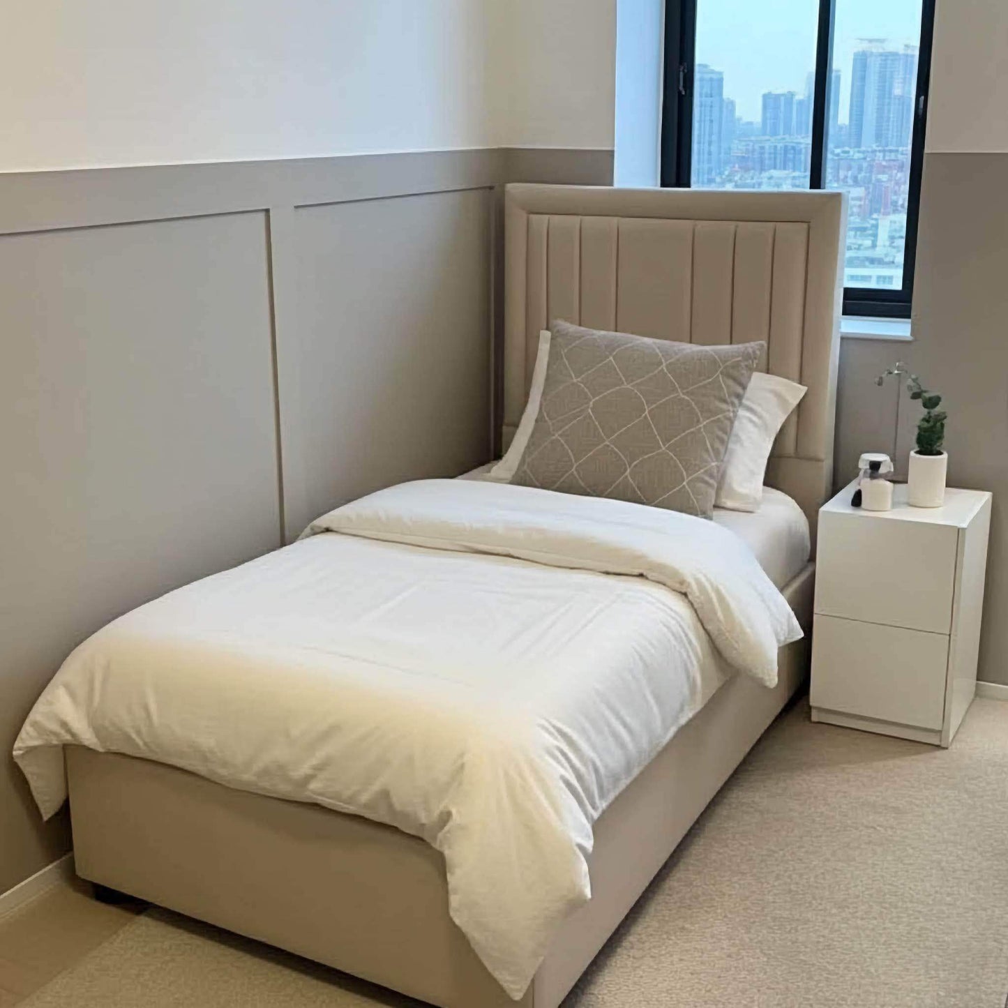 Jose End Lift Ottoman Bed Frame – Luxury Meets Practical Storage UK Beds Direct ltd