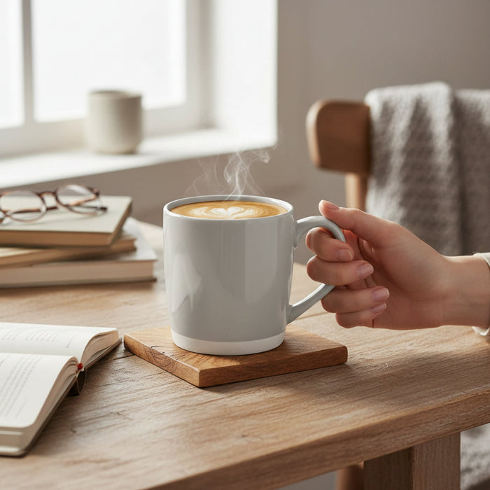 Jura Grey Stoneware Mug House, Home & Garden