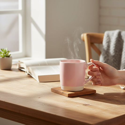 Jura Pink Stoneware Mug House, Home & Garden