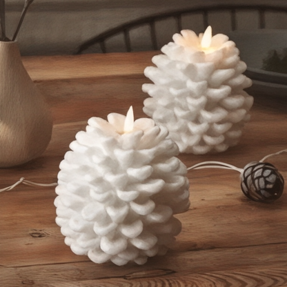 LED Pinecone Candle 12.5m White House, Home & Garden