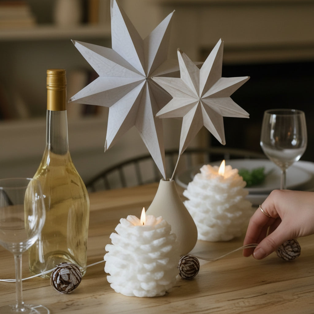 LED Pinecone Candle 12.5m White House, Home & Garden