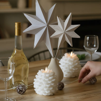 LED Pinecone Candle 12.5m White House, Home & Garden