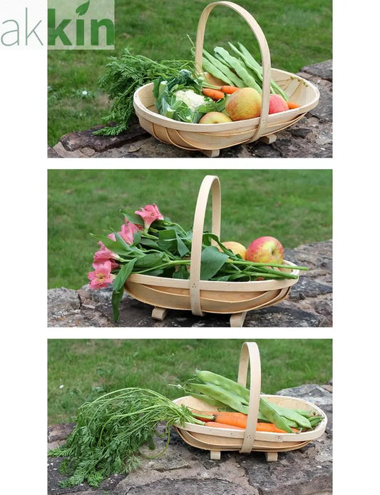 Large Wooden Trug - AK Kin Garden Supplies