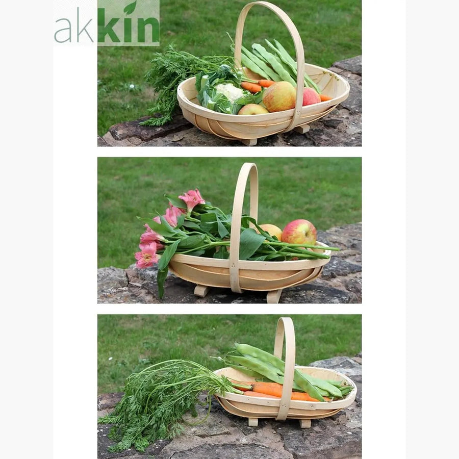 Large Wooden Trug - AK Kin Garden Supplies