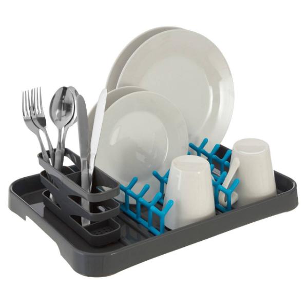 Laurie Grey and Blue Dish Drainer House, Home & Garden