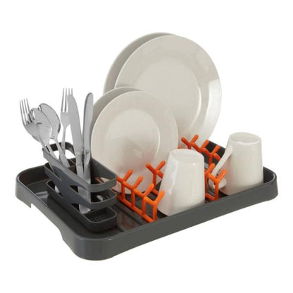 Laurie Grey and Orange Dish Drainer House, Home & Garden