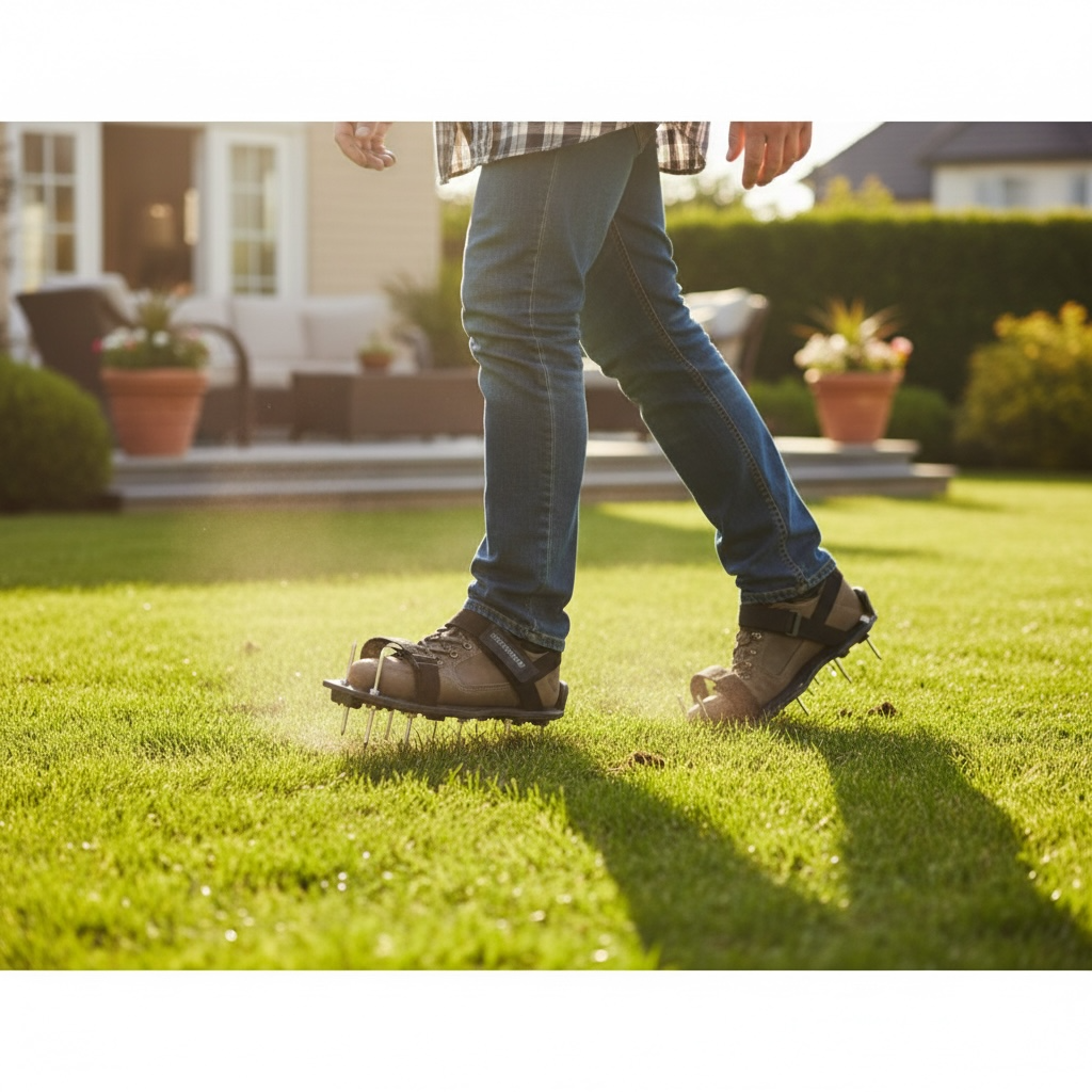 Lawn Aerating Shoes AK Kin Garden Supplies