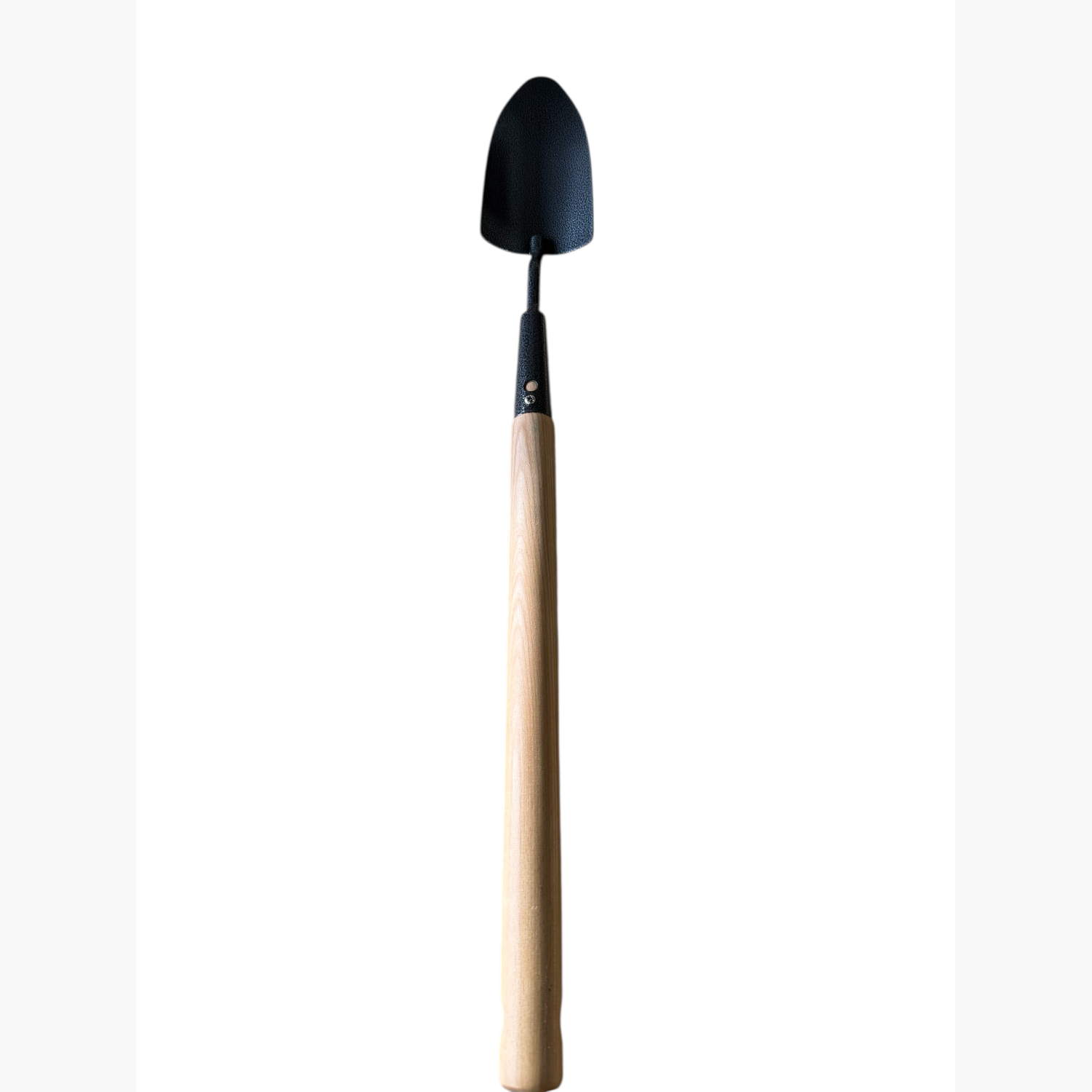 Long Handle Garden Hand Trowel – Wooden Handle, Steel Blade for Planting & Potting House, Home & Garden