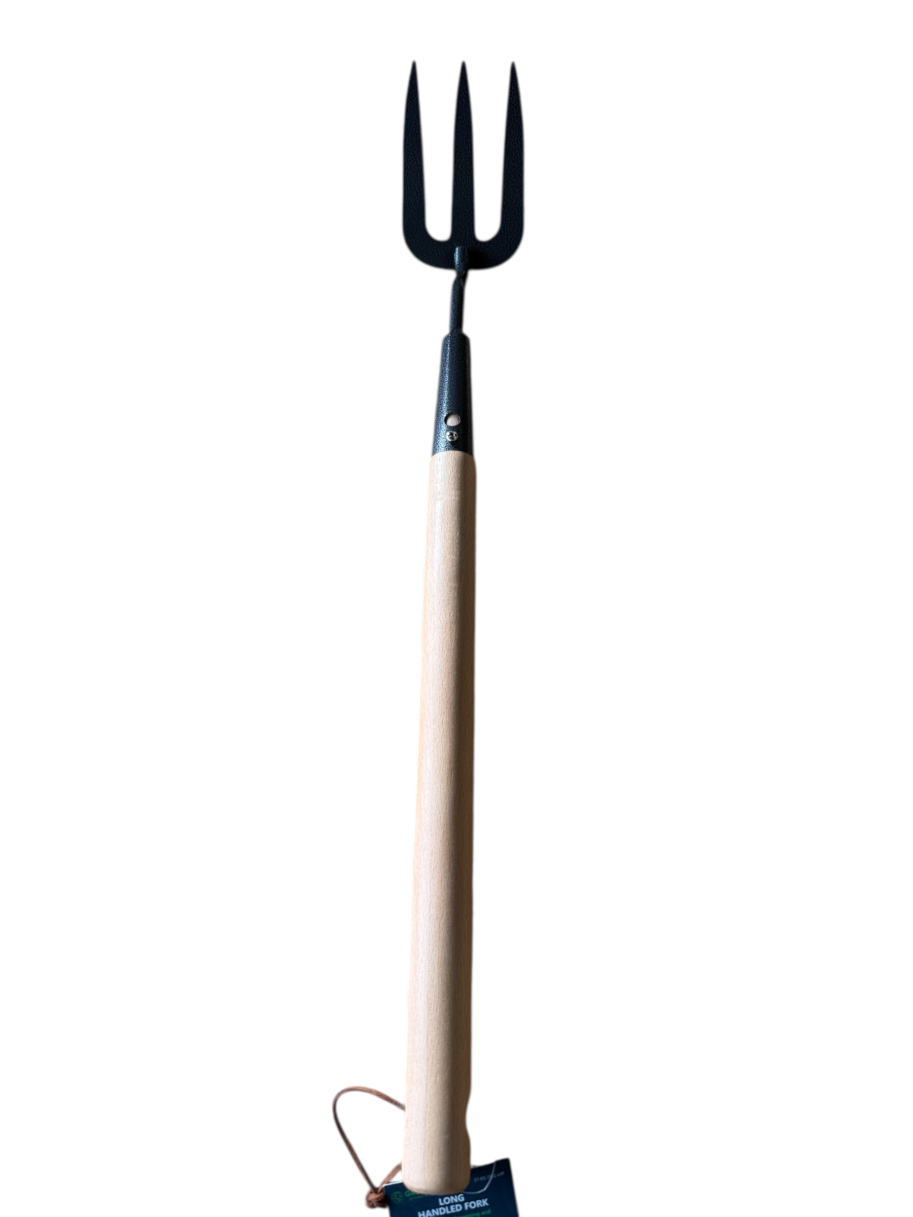 Long-Handled Garden Fork – Wooden Handle, 3-Tine Digging & Cultivating Tool House, Home & Garden