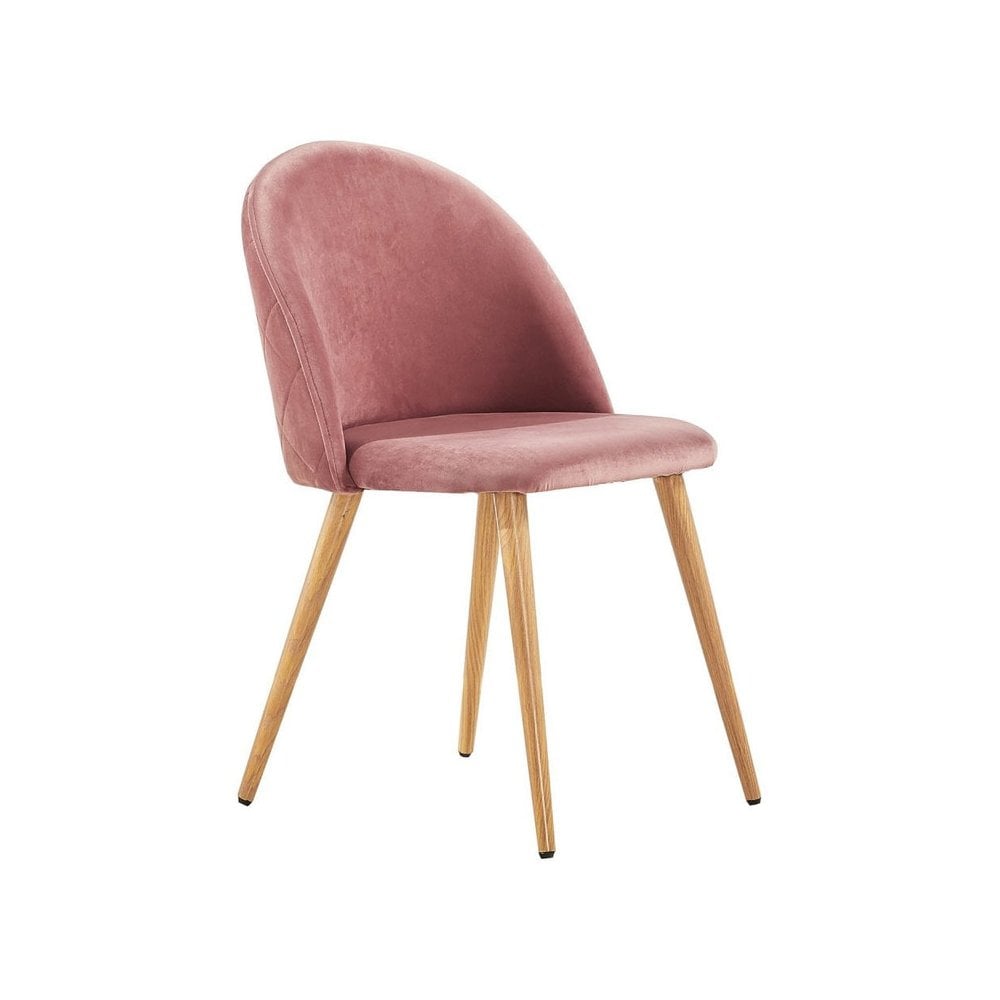 Lucia Dallas Dining Table and Chairs Set of 4 - an Oak Dining Table & Set of 4 Velvet Dining Chairs PN Home