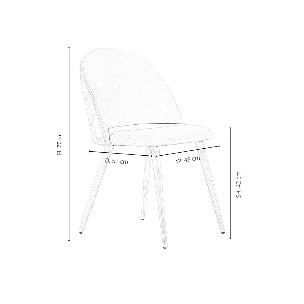 Lucia Dallas Dining Table and Chairs Set of 4 - an Oak Dining Table & Set of 4 Velvet Dining Chairs PN Home