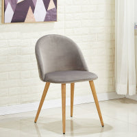 Lucia Halo Dining Set, a Table and Chairs Set of 4, Oak/Grey PN Home