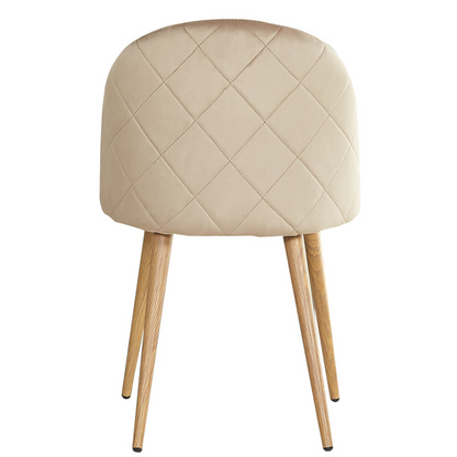 Lucia Halo Dining Set, a Table and Chairs Set of 4, White/Grey PN Home