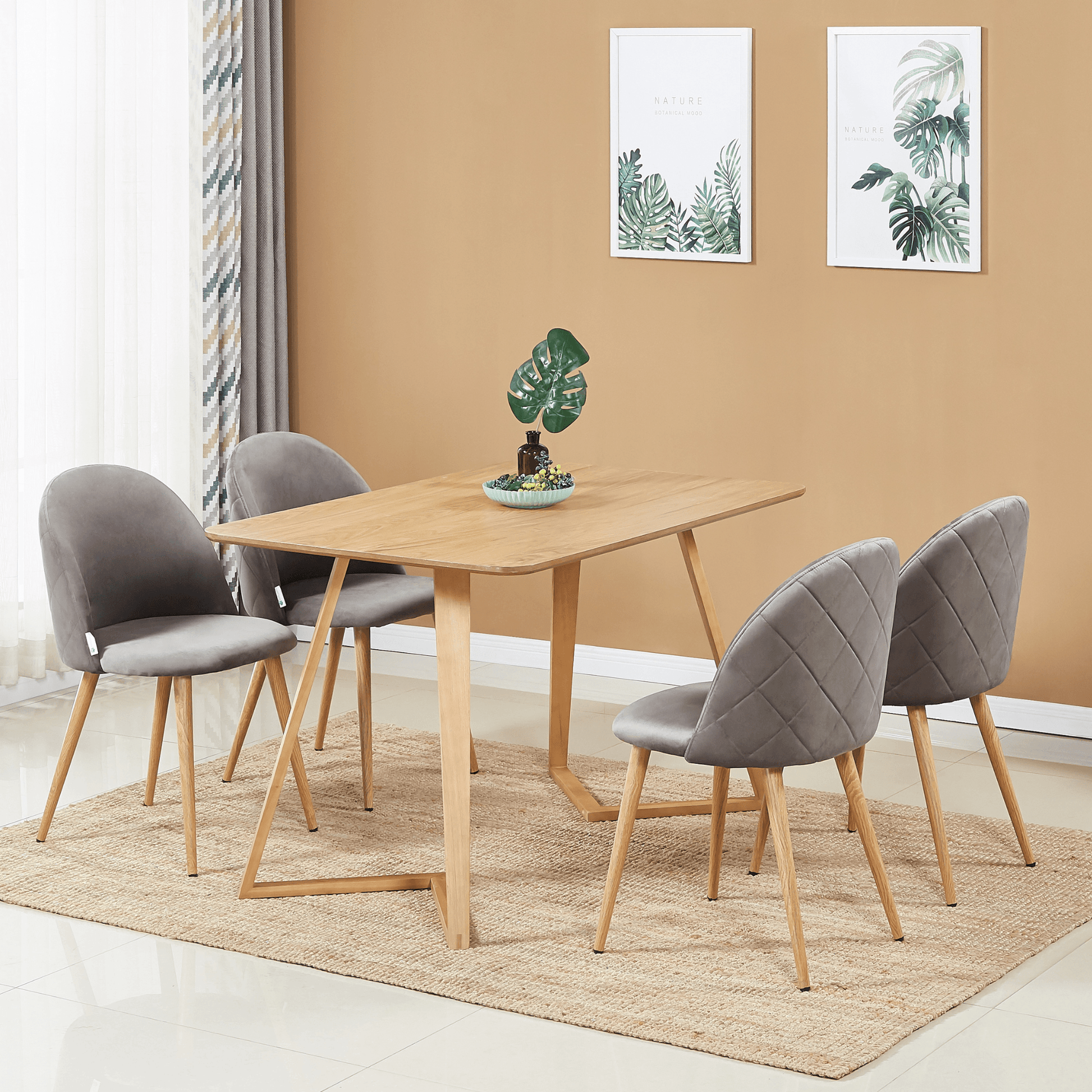 Lucia Velvet Dining Chair Or Dressing Table Chair PN Home