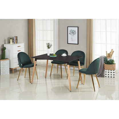 Lucia Velvet Dining Chair Set of 2 PN Home