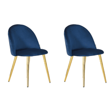 Lucia Velvet Dining Chair Set of 2 PN Home