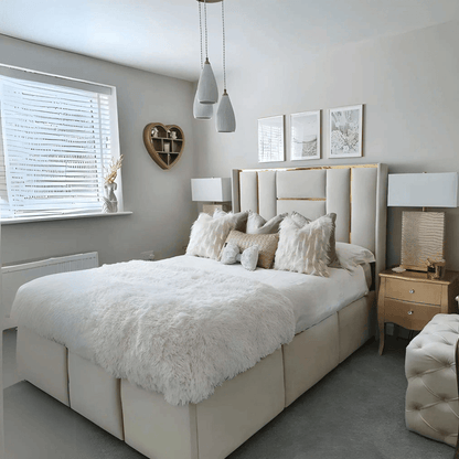 Luxe Panel Bed Frame – Luxury Bespoke Handmade Bed | UK Beds Direct UK Beds Direct ltd