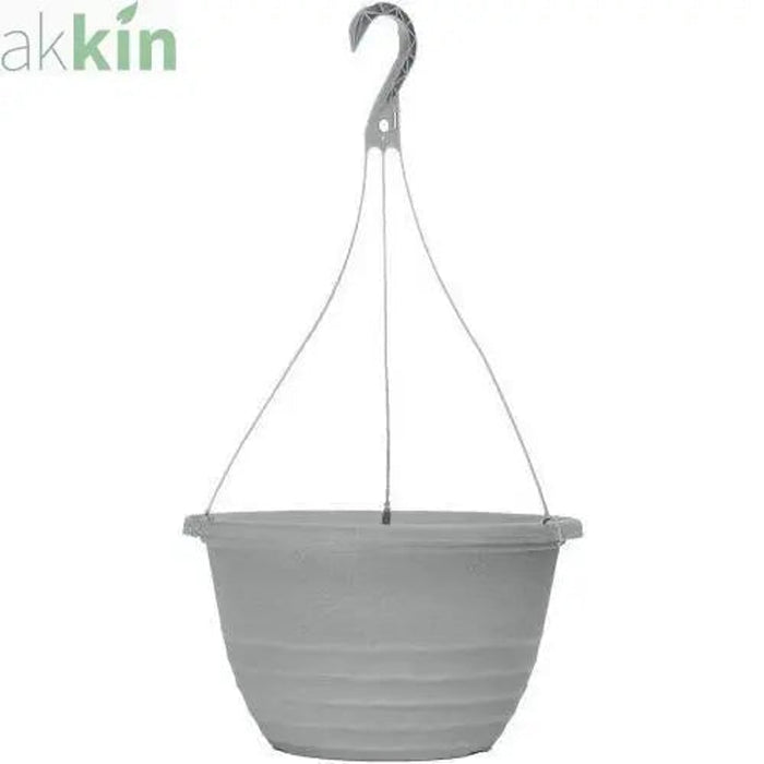 Mariella Hanging Basket 12"  Country Grey AK Kin Garden Supplies