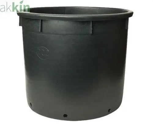 Mastelli Giant Container Pot Heavy Duty without Handles 1000lt Black AK Kin Garden Supplies