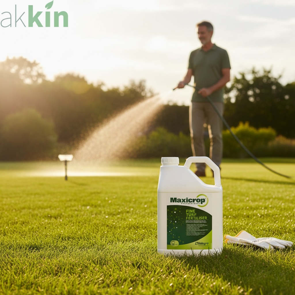 Maxicrop Fine Turf Fertiliser 10L AK Kin Garden Supplies