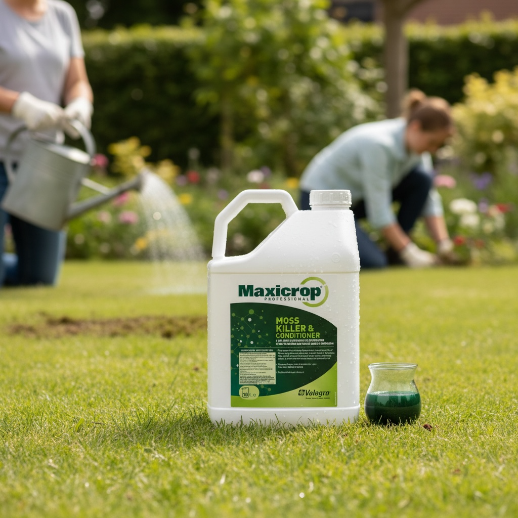 Maxicrop Moss Killer Lawn Tonic 10lt AK Kin Garden Supplies