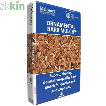 Melcourt Decorative Landscape Ornamental Bark Mulch 60 Litre AK Kin Garden Supplies