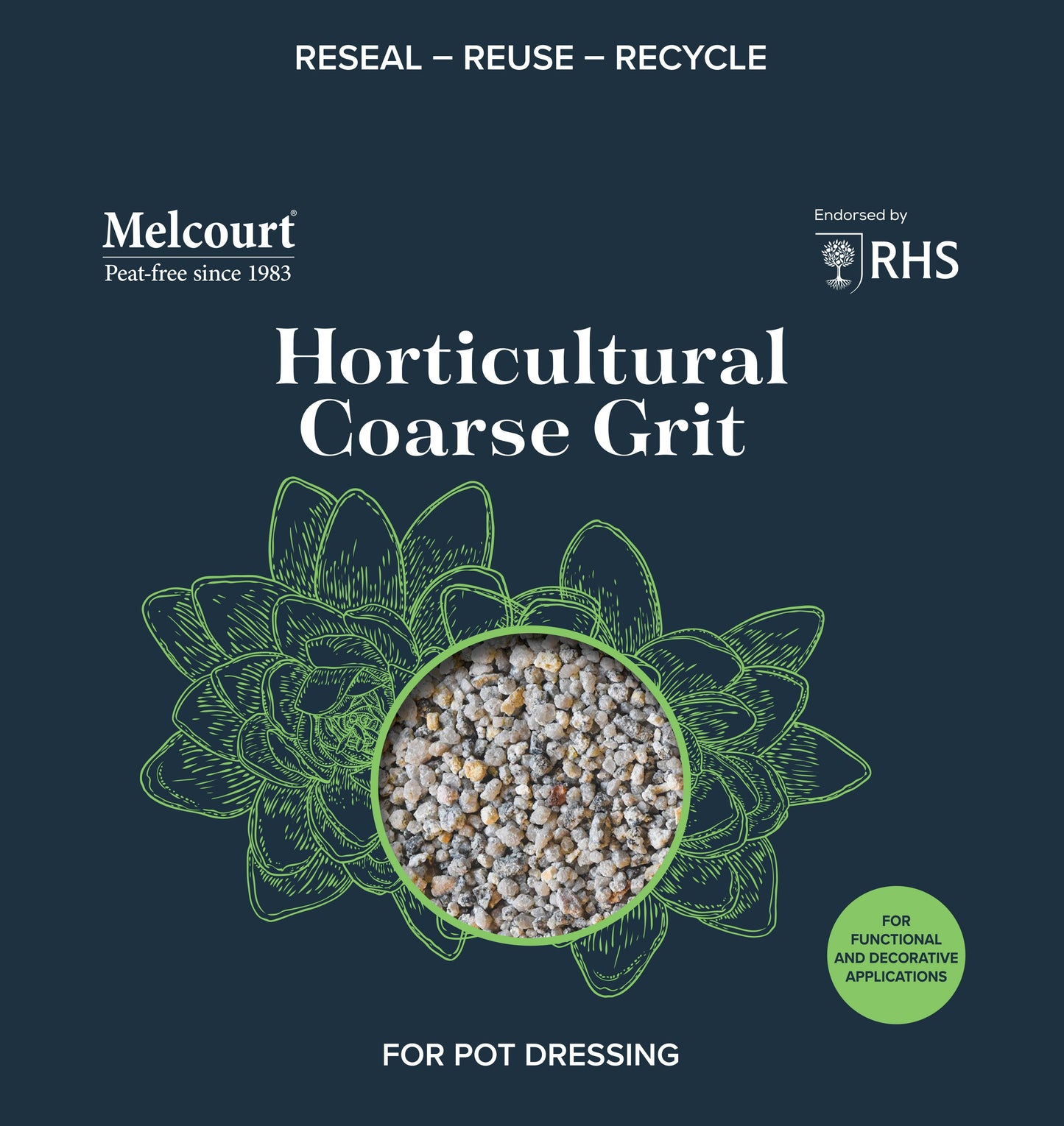 Melcourt Horticultural Coarse Grit 4kg House, Home & Garden