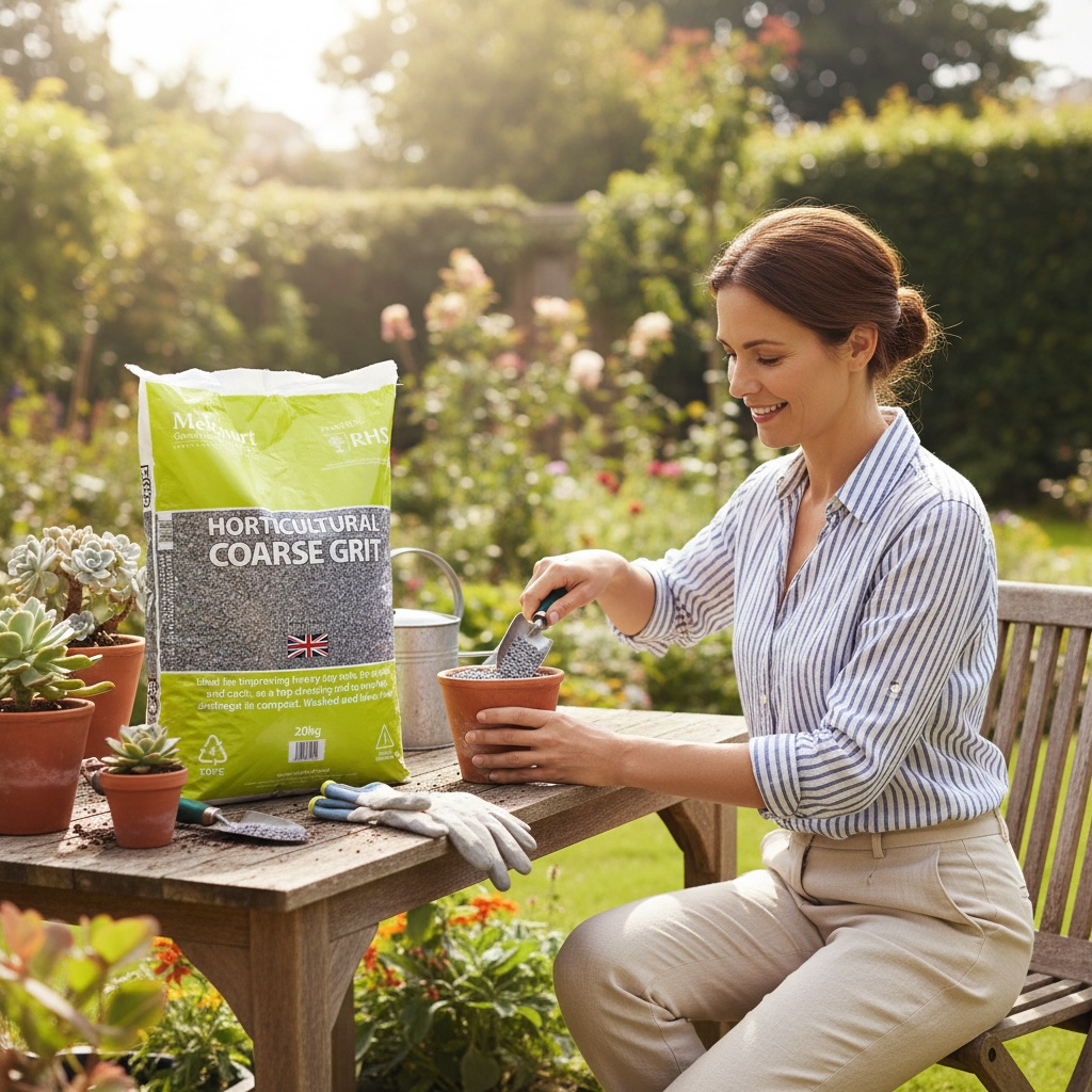 Melcourt Horticultural Coarse Grit – Washed & Lime-Free (20kg) AK Kin Garden Supplies