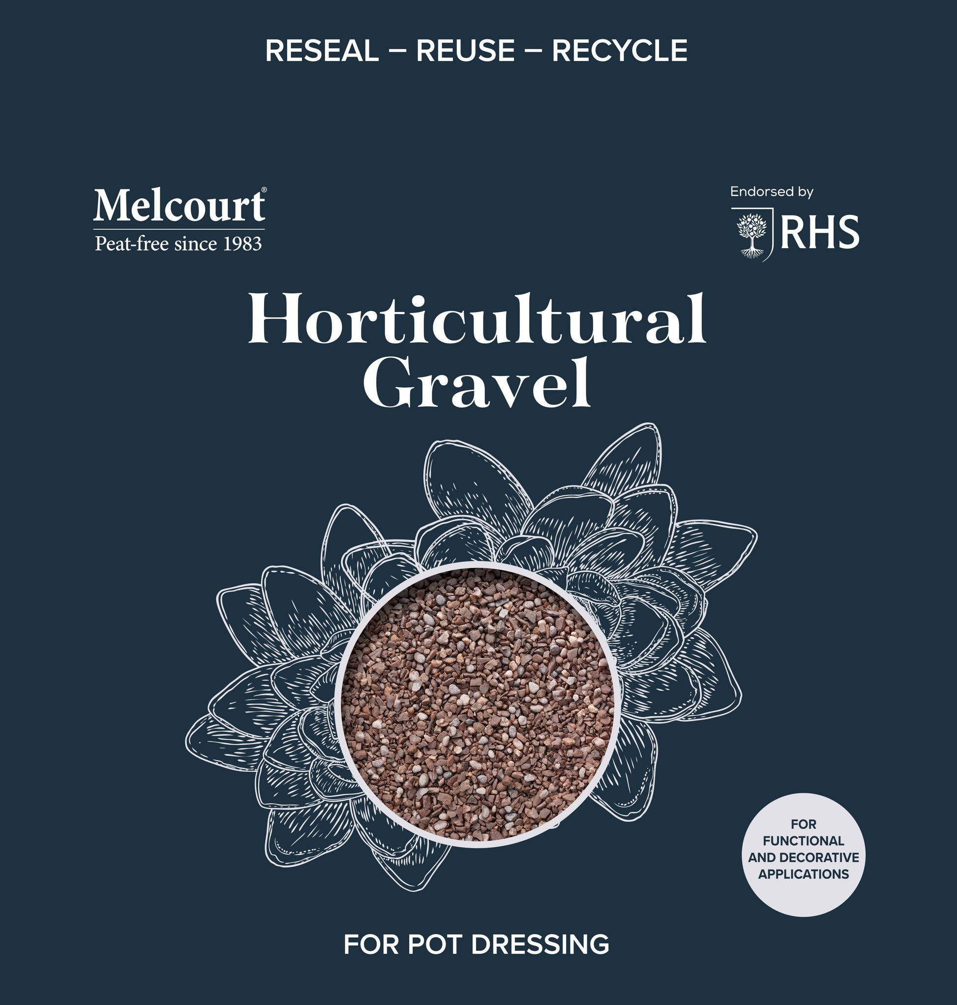 Melcourt Horticultural Gravel 4kg House, Home & Garden