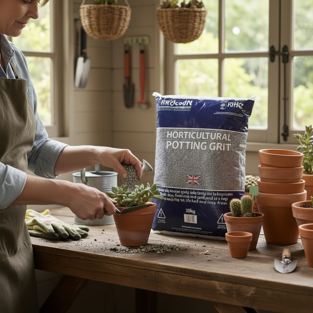 Melcourt Horticultural Potting Grit – Washed & Lime-Free (20kg) AK Kin Garden Supplies