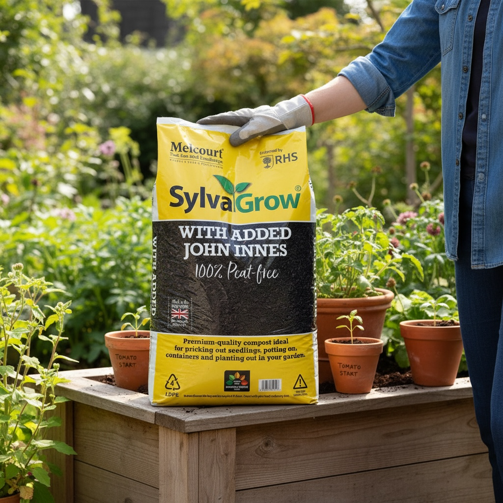 Melcourt SylvaGrow® Compost with Added John Innes – 100% Peat-Free 40 Litre AK Kin Garden Supplies