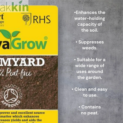 Melcourt Sylvagrow Farmyard Soil Improver 50lt AK Kin Garden Supplies