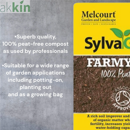 Melcourt Sylvagrow Farmyard Soil Improver 50lt AK Kin Garden Supplies