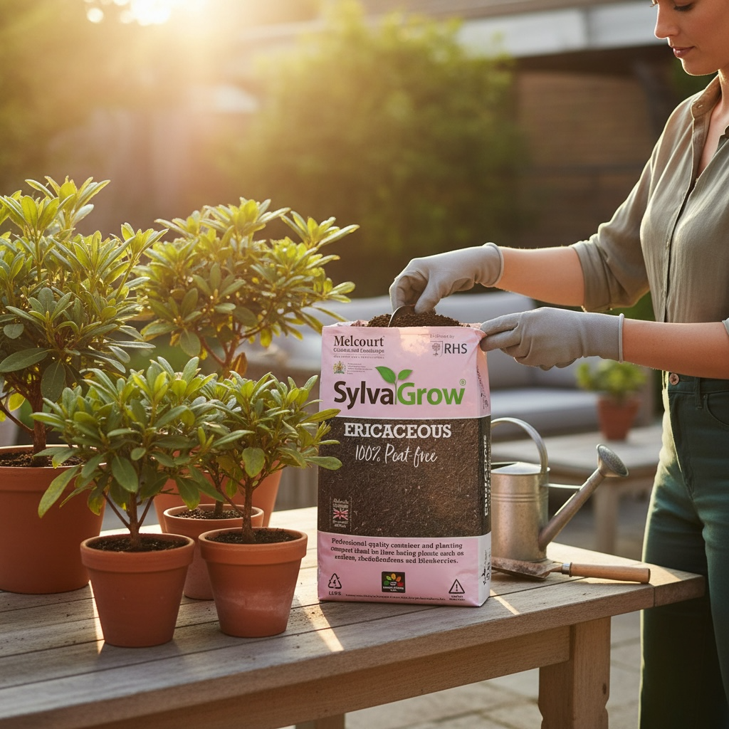 Melcourt Sylvagrow Peat Free Ericaceous Compost 15lt AK Kin Garden Supplies